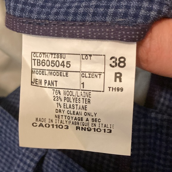 Ted Baker Navy Wool Dress Pants - Picture 5 of 5